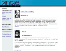 Tablet Screenshot of dentalangle.com
